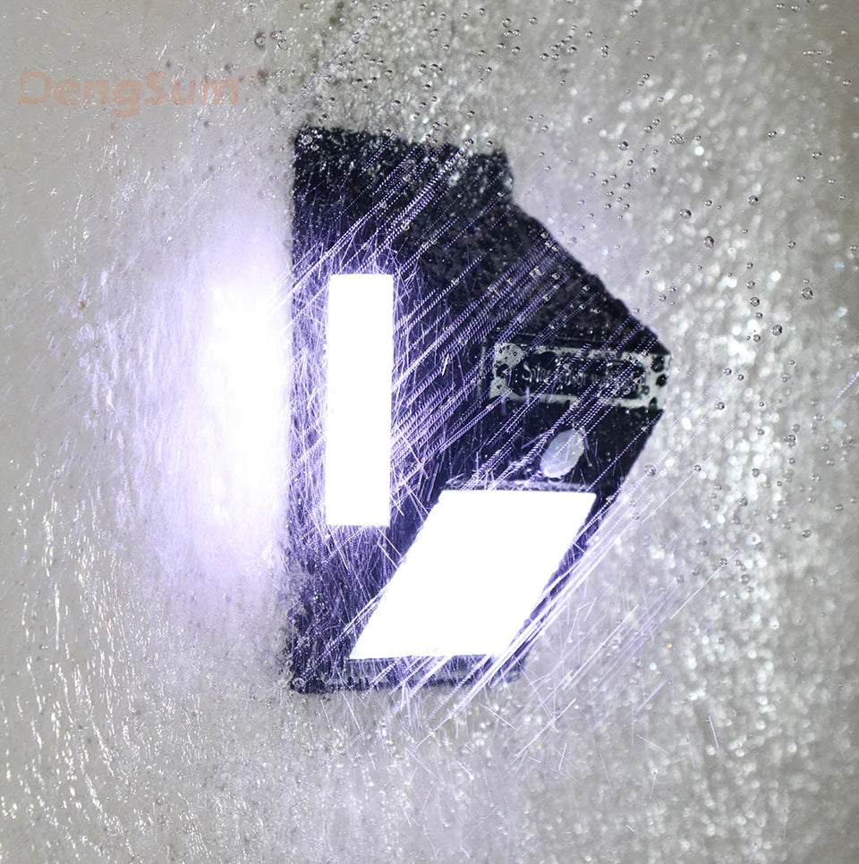 פנס סולארי חכם 100 LED עם חיישן תנועה