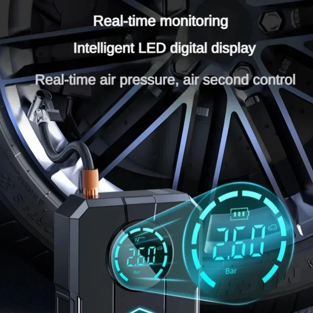 סטארטר נייד לרכב עם פאמפ – BUVAYE