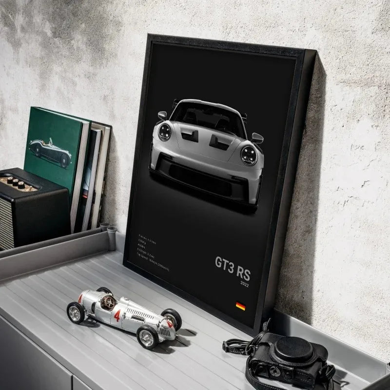 פוסטר רכבי ספורט לעיצוב החדר