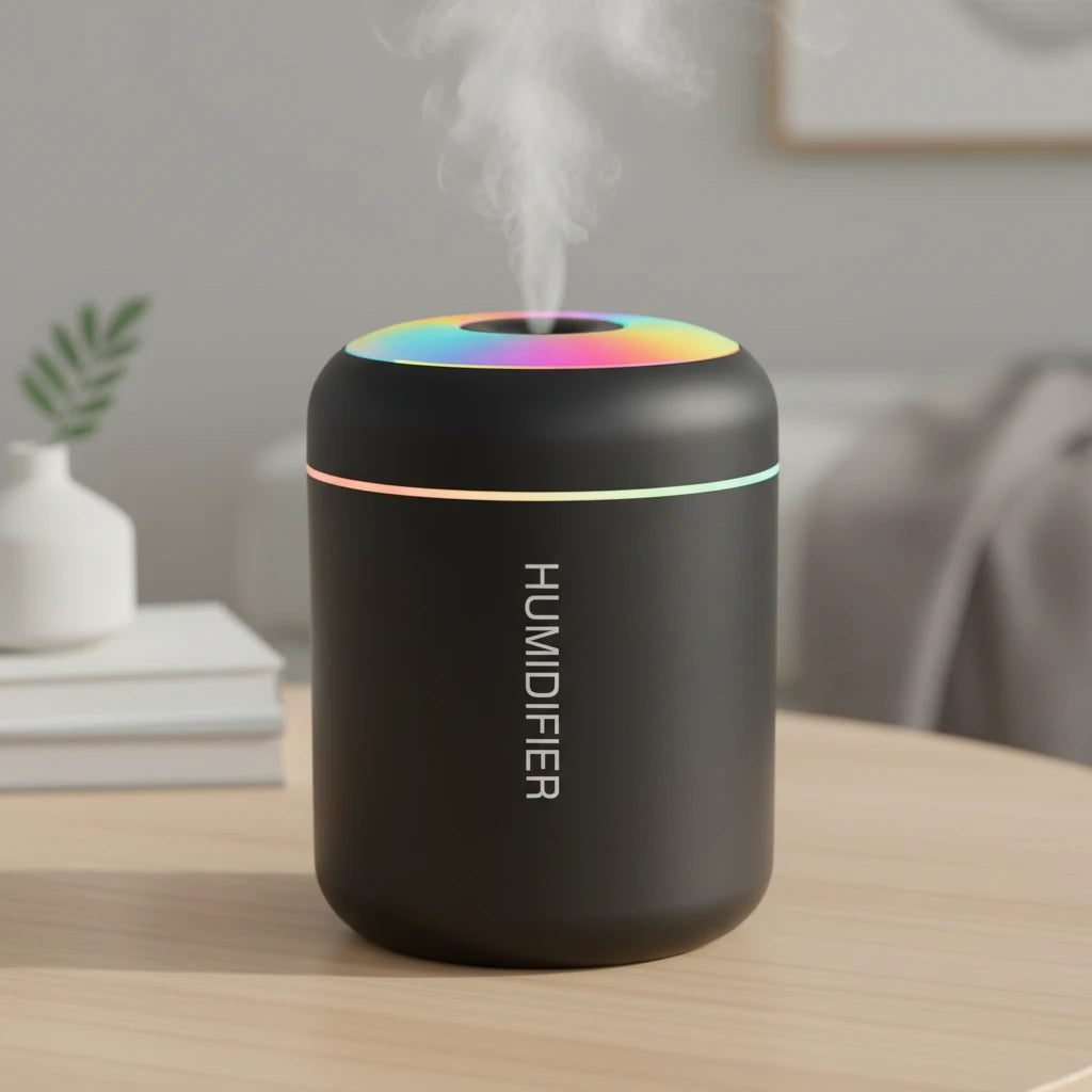 מטהר אוויר עם תאורת RGB