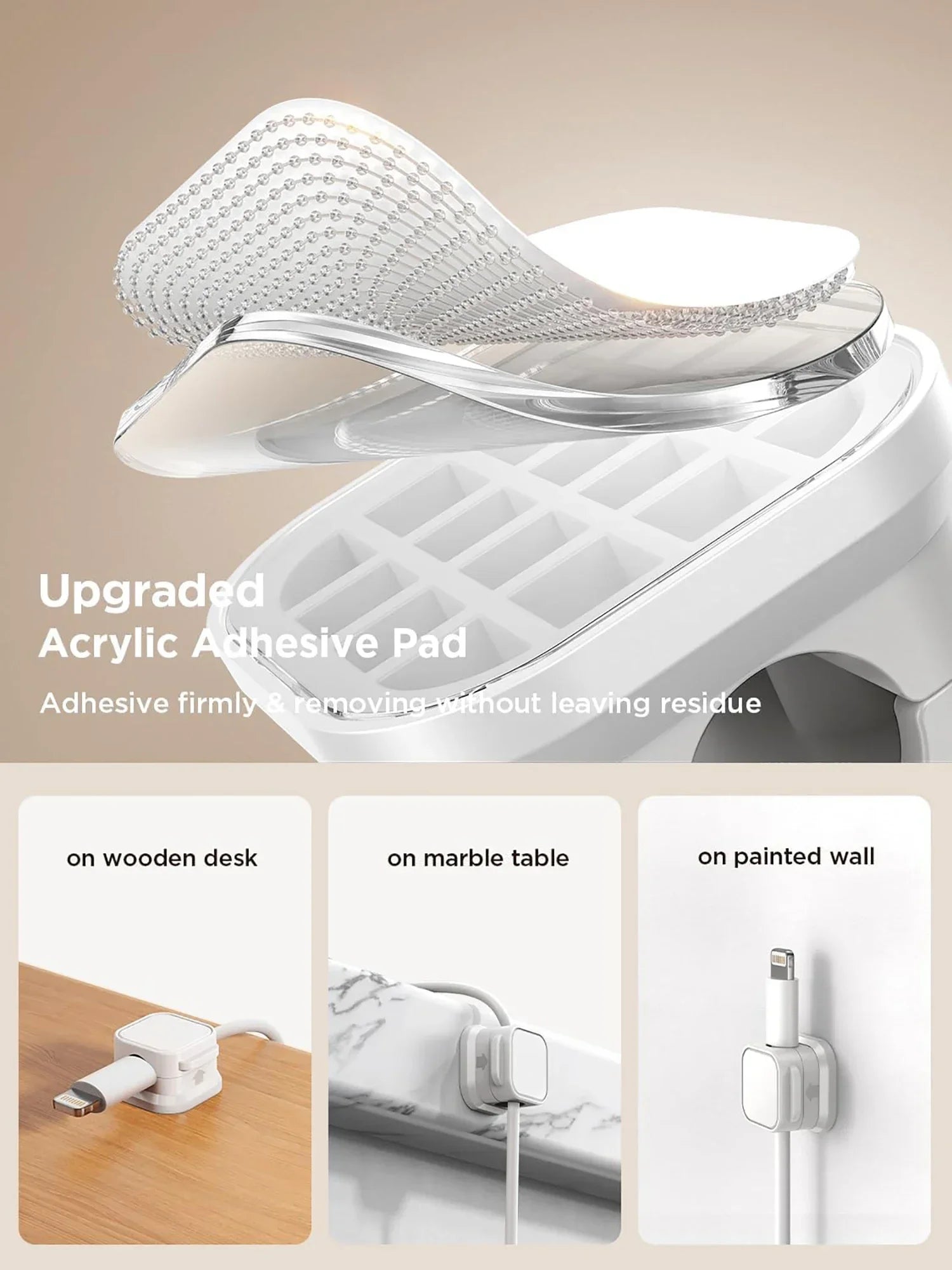 מחזיק כבלים מגנטי מתכוונן